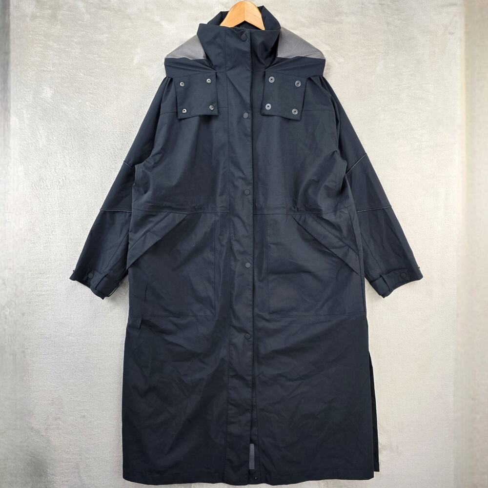 Nike Sportswear City Ready Hooded Trench Coat Long Parka‎ Jacket Large *FLAW *